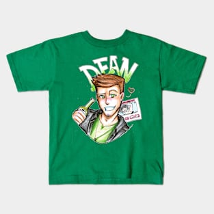 Dean and his Movies Kids T-Shirt